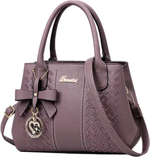 Womens Handbags PU Leather Tote Bag Purse Roomy Zipper Fashion Top Handle Satchel Crossbody Messenger Shoulder Bags