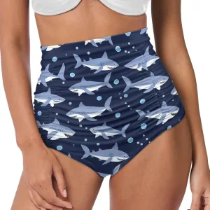Womens High Waisted Bikini Bottom Tummy Control Bathing Suits Shorts Swimsuit Tankinis Bottoms Swimwear for Women