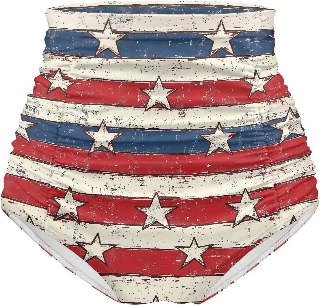 Women's High Waisted Bikinis Bottom Tummy Control Ruched Beach Bathing Suits Shorts for Women Swimsuit Bottoms