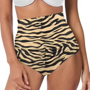 Women's High Waisted Bikinis Bottom Tummy Control Ruched Beach Bathing Suits Shorts for Women Swimsuits Bottoms