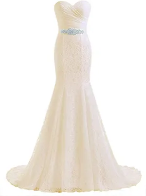 Women's Lace Mermaid Bridal Wedding Dresses