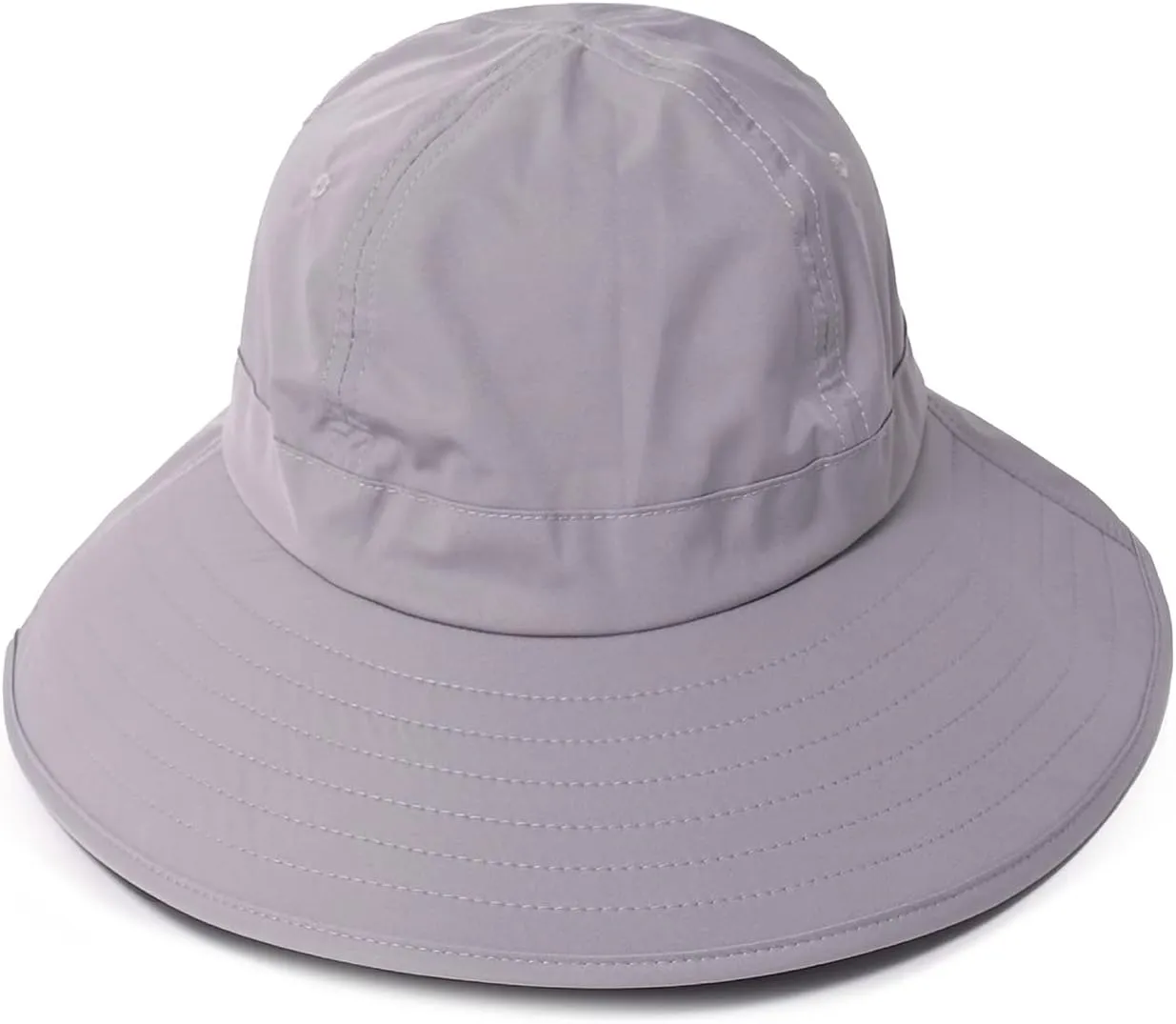 Womens Outdoor Ponytail Drawstring Bucket Hat with Full Back Opening
