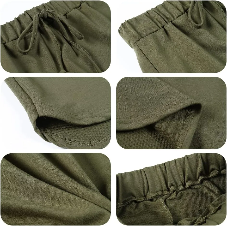 Womens Skirts Knee Length Pencil Skirts Elastic Midi Bodycon Solid Drawstring Daily Dresses