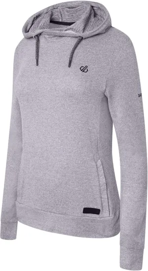 Womens/Ladies Out & Out Marl Fleece Hoodie (8 US) (Ash Grey)