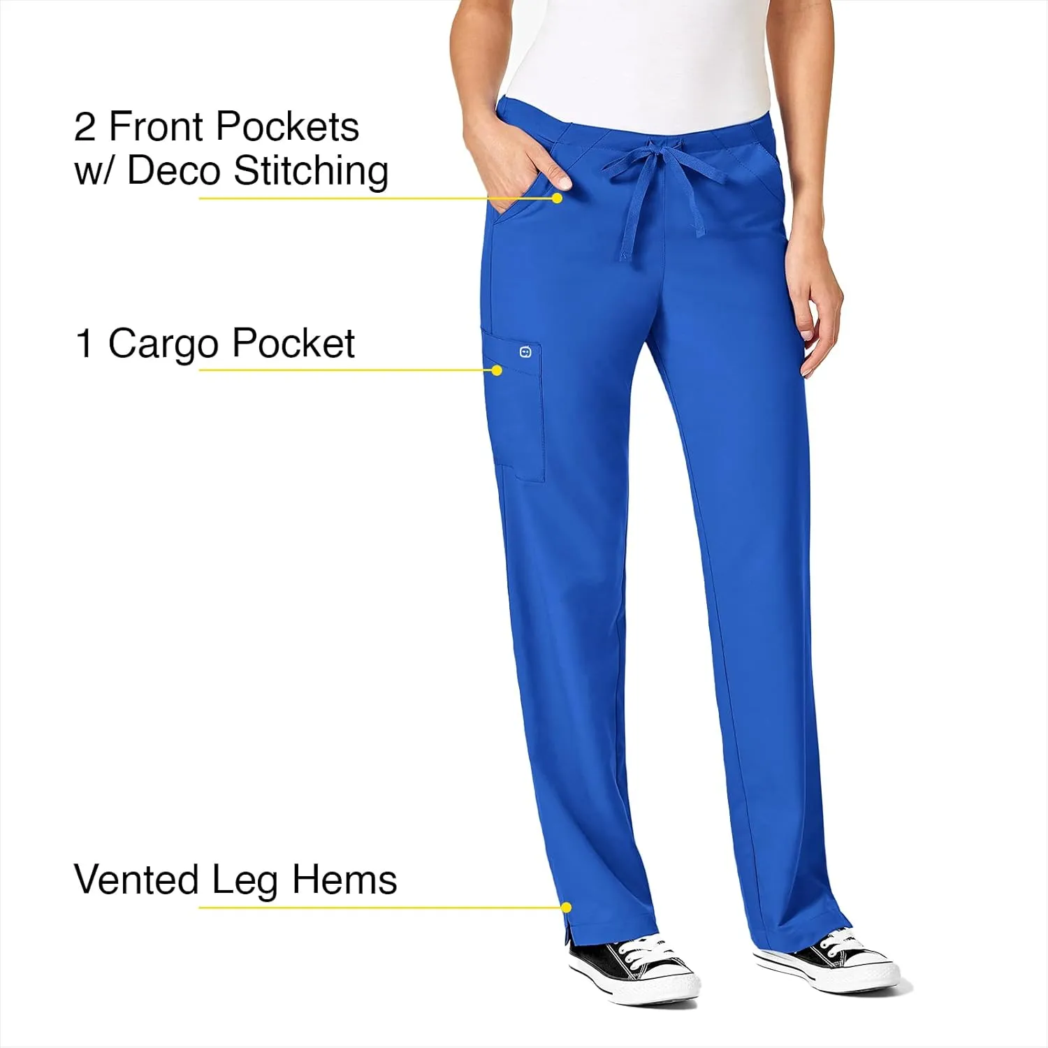 WonderWink Petite Women's Drawstring Pant