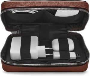 WOOLNUT Leather Tech Organizer