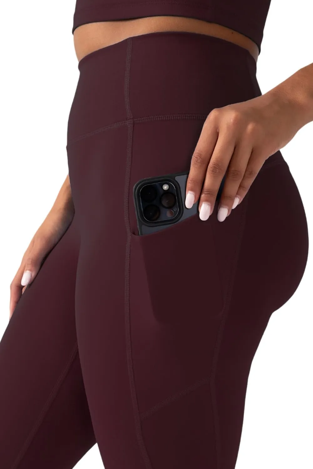 YITTY Active Women's Ultraluxe High-Waist Pocket Legging, Athleisure, 4-Way-Stretch